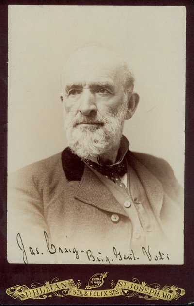 Bust Portrait of James Craig Brigadier by St. Joseph Uhlman